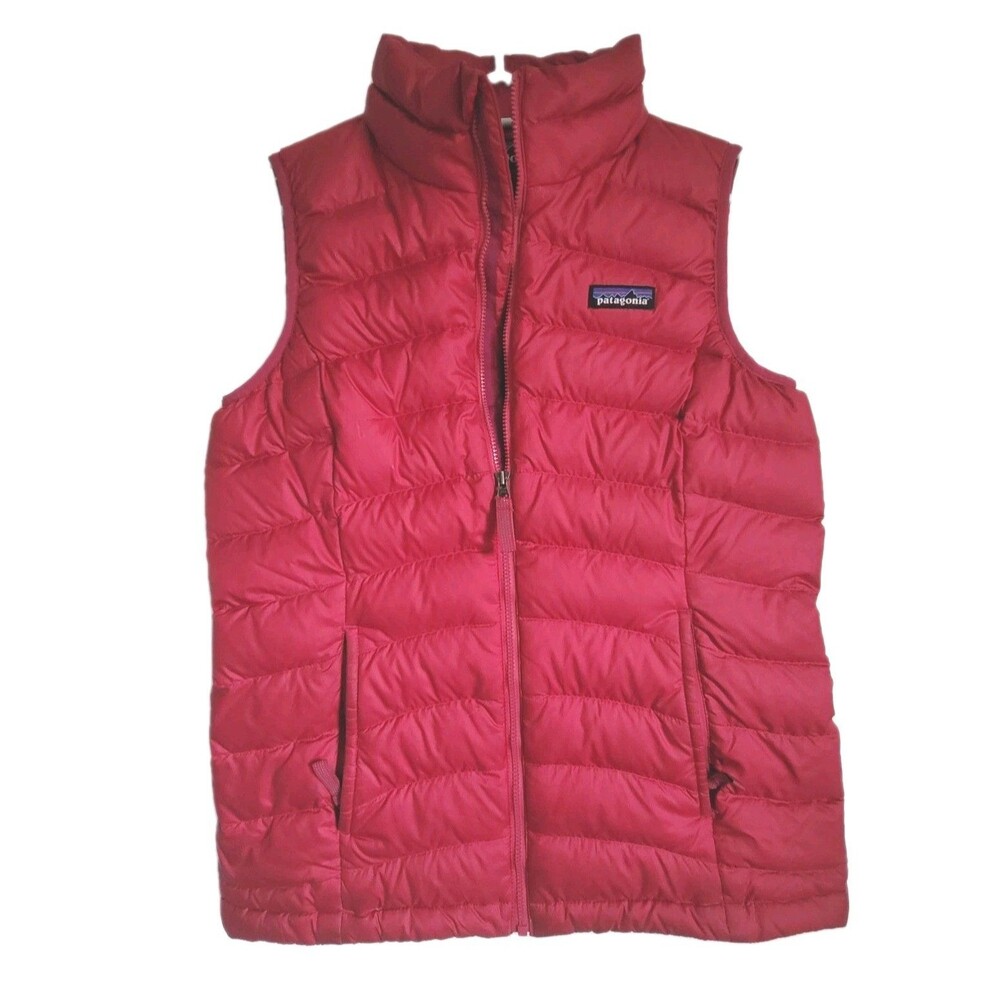 Patagonia Girls Down Sweater Vest Magenta Size  12 Large